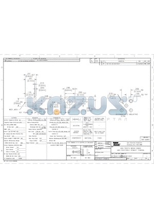 6061002-1 datasheet - MCX PRINTED WIRING BOARD JACK RECEPTACLE STRAIGHT TERMINAL