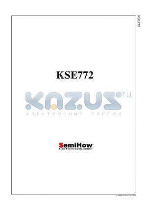 KSE772 datasheet - Audio Frequency Power Amplifier