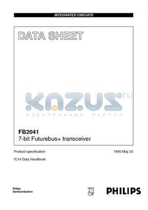 FB2041 datasheet - 7-bit Futurebus transceiver