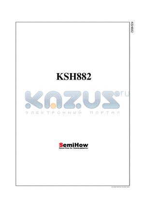KSH882 datasheet - Audio Frequency Power Amplifier
