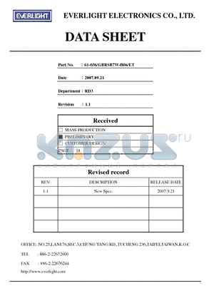 61-036-GBRSB7W-B06-ET datasheet - Luminosity Full Color LED