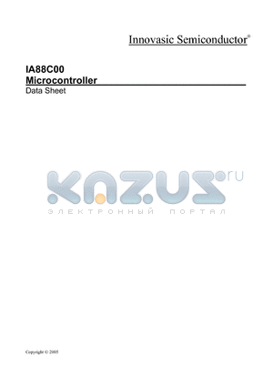 IA88C00-PLC68I datasheet - Microcontroller