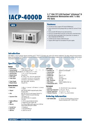 IACP-4000D datasheet - 5.7