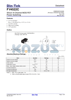 DT2300A datasheet - Silicon N Channel MOS FET Power Switching