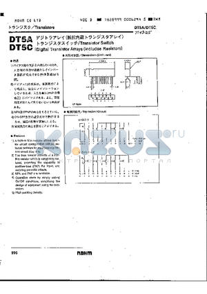 DT5C144E datasheet - Transistor Switch Digital Transistor Arrays (Inclusdes Resistors)