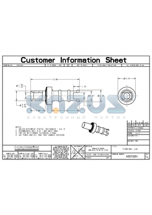 H2073Z01 datasheet - TERMINAL LUG