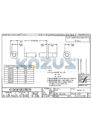 H2171-01 datasheet - TERMINAL PIN