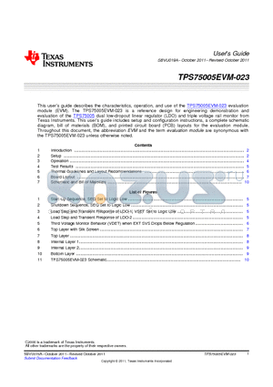 929950-00 datasheet - TPS75005EVM-023