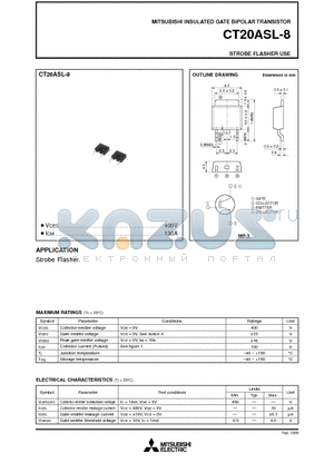 CT20ASL-8 datasheet - STROBE FLASHER USE