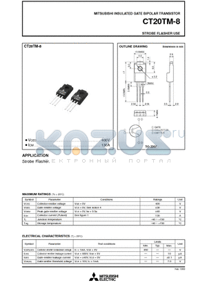 CT20TM-8 datasheet - STROBE FLASHER USE