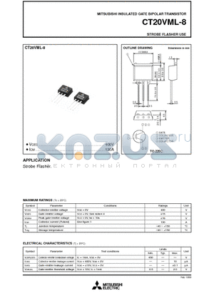 CT20VML-8 datasheet - STROBE FLASHER USE