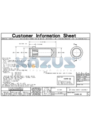 H3490-46 datasheet - 2.00mm SOCKET ASSEMBLY