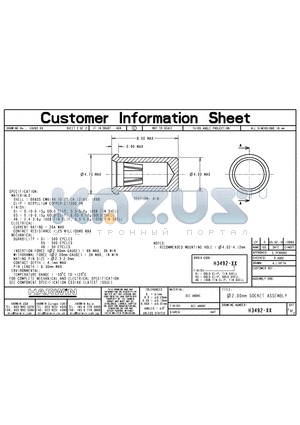 H3492-01 datasheet - 2.00mm SOCKET ASSEMBLY