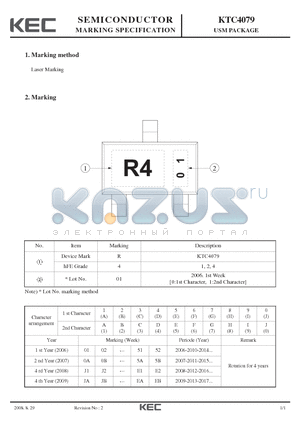 KTC4079 datasheet - USM PACKAGE