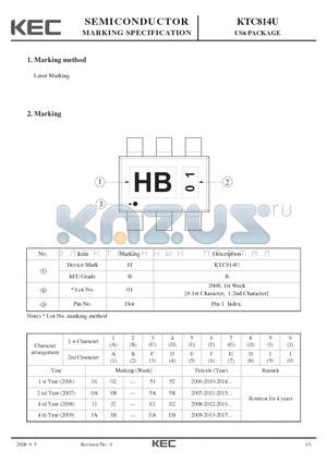 KTC814U datasheet - US6 PACKAGE