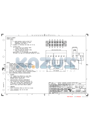 93696-350LF datasheet - BtB RECEPT VERT DR TMT