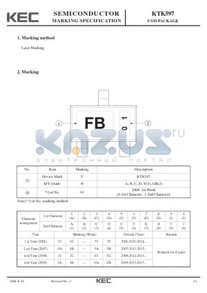 KTK597_08 datasheet - USM PACKAGE