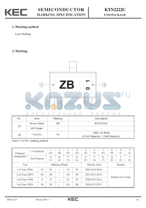 KTN2222U datasheet - USM PACKAGE