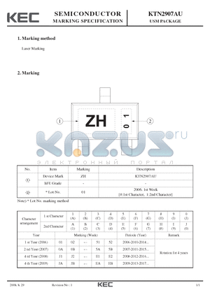 KTN2907AU_08 datasheet - USM PACKAGE
