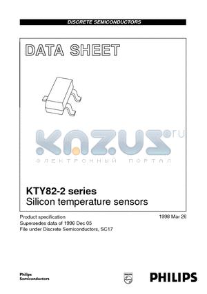 KTY82-210 datasheet - Silicon temperature sensors