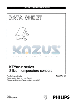 KTY82-222 datasheet - Silicon temperature sensors