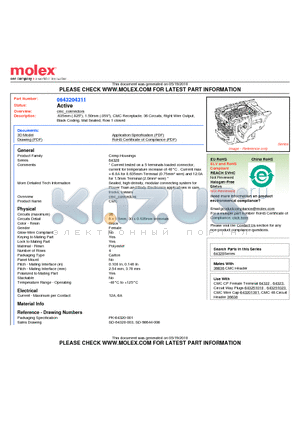 64320-4311 datasheet - .635mm (.025