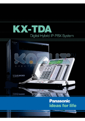 KX-TDA5 datasheet - A complete communications solution