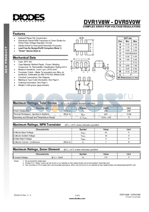 DVR2V5W datasheet - COMPLEX ARRAY FOR VOLTAGE REGULATORS