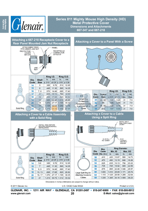 667-347 datasheet - Annular Convoluted Tubing with Double External Braid and Jacket