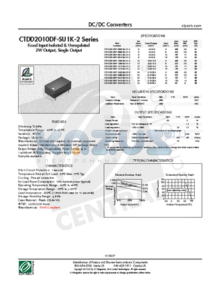 CTDD2010DF-1209-SU1K-2 datasheet - DC/DC Converters