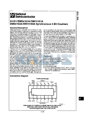 J16A datasheet - SYNCHRONOUS 4-BIT COUNTERS