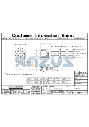 H9021-01 datasheet - TERMINAL