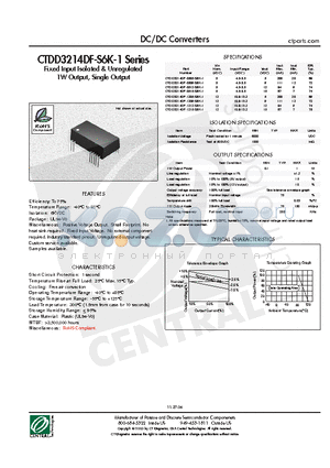 CTDD3214DF-0505-S6K-1 datasheet - DC/DC Converters