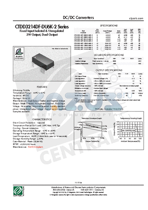 CTDD3214DF-1215-DU6K-2 datasheet - DC/DC Converters