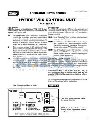 674 datasheet - VIIC CONTROL UNIT