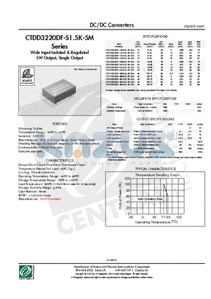 CTDD3220DF-2412-S1.5K-5M datasheet - DC/DC Converters