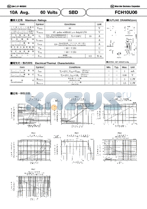 FCH10U06 datasheet - 10A Avg. 60Volts