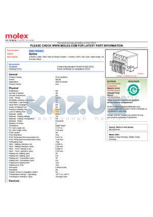 68145-2821 datasheet - 2.50mm (.098