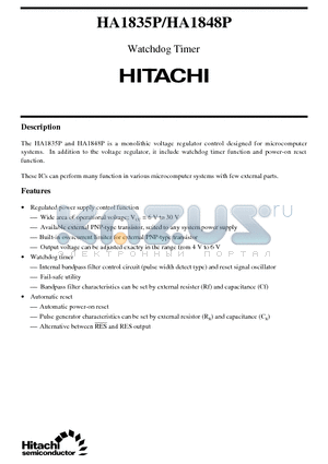 HA1848P datasheet - Watchdog Timer