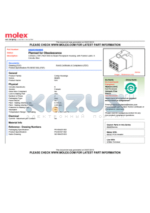 68425-0695 datasheet - 4.95mm (.195