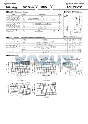 FCU20UC30 datasheet - FCU20UC30