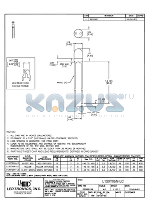 L120TX5N-LC datasheet - L120TX5N-LC