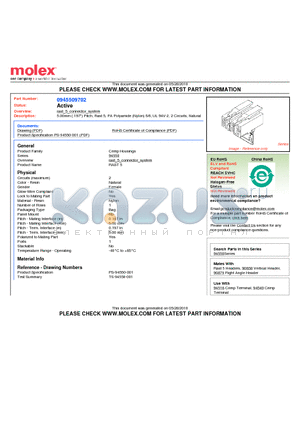 94550-9702 datasheet - 5.00mm (.197