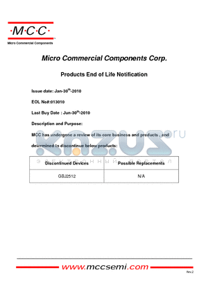 GBJ2512 datasheet - 25 Amp Glass Passivated Bridge Rectifier 1200 Volts