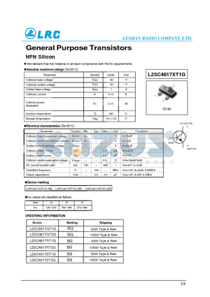 L2SC4617QT3G datasheet - General Purpose Transistors