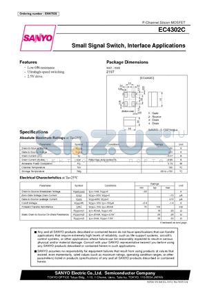 EC4302C datasheet - Small Signal Switch, Interface Applications