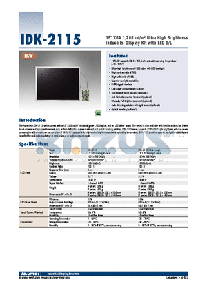 IDK-2115 datasheet - 15