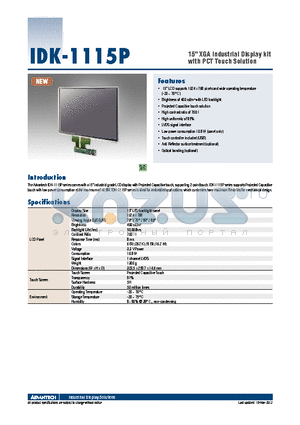 IDK-1115P-40XGC1E datasheet - 15