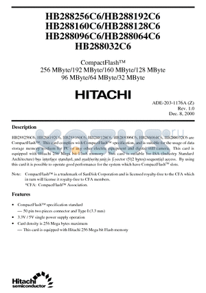 HB288256C6 datasheet - CompactFlash