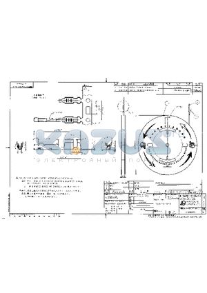 M34S75C4F4 datasheet - 025 FEMALE TERMINAL MSP1R